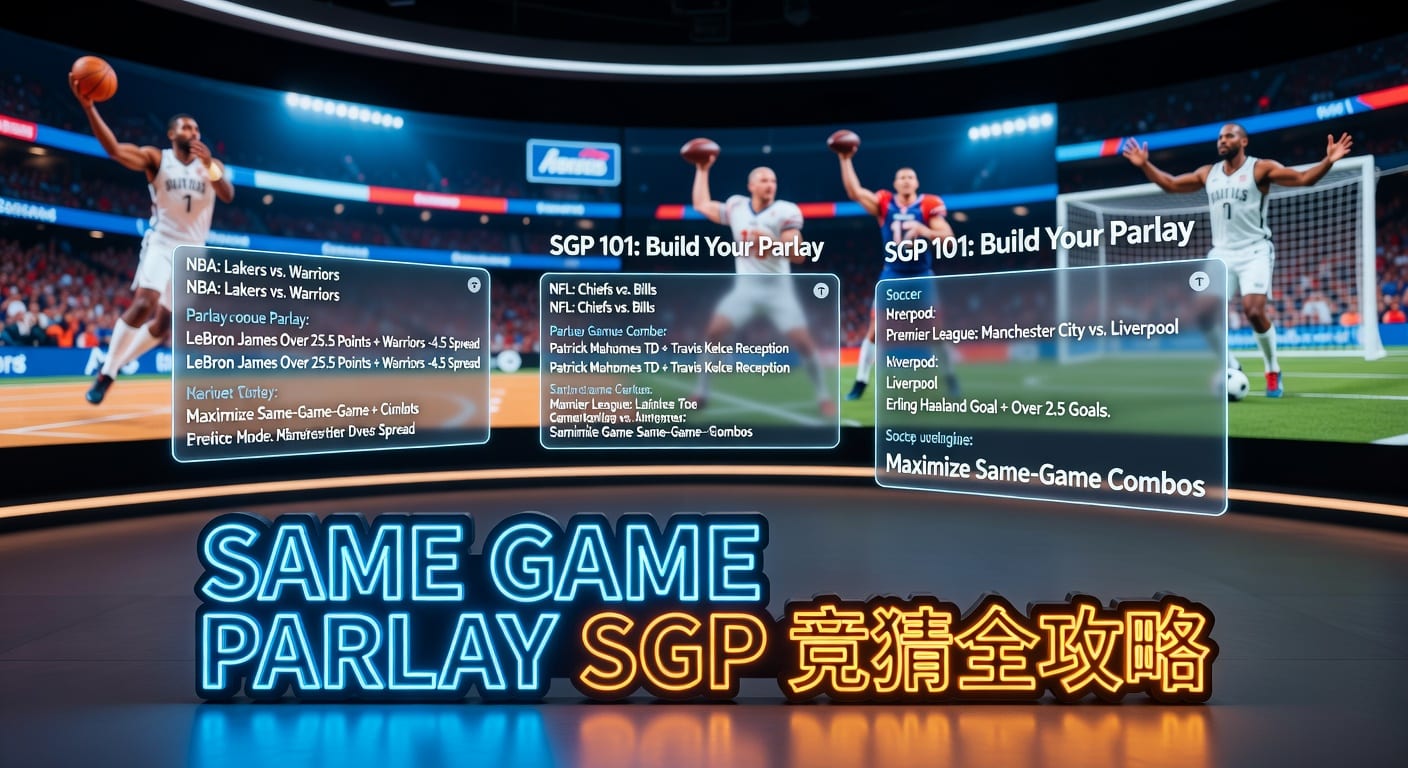 same game parlay SGP投注技巧与投注技巧全解