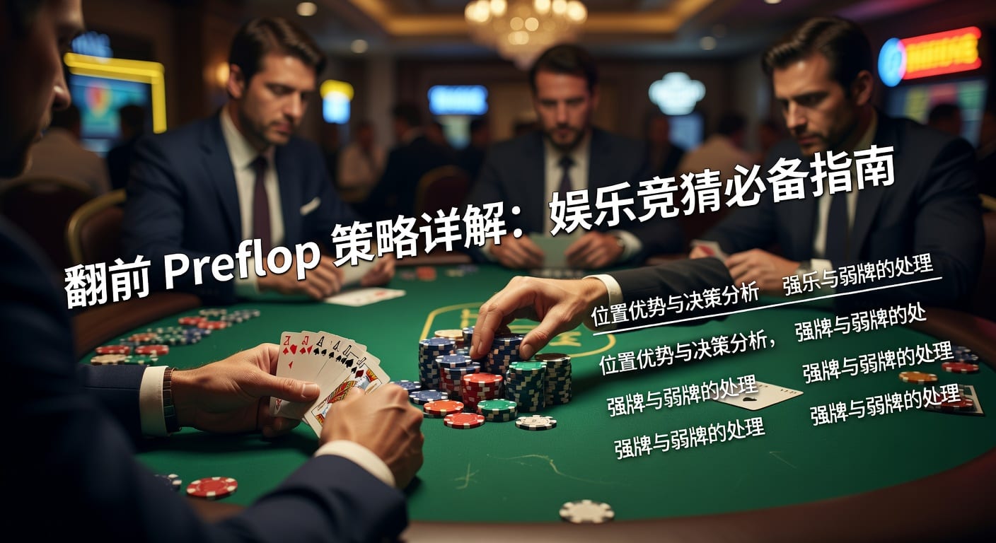 翻前 preflop 起手决策与投注技巧解析